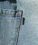 NAUTICA ( JAPAN ) Super Wide Curve Double Knee Denim Cropped Pants