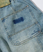 NAUTICA ( JAPAN ) Super Wide Curve Double Knee Denim Cropped Pants