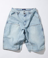 NAUTICA ( JAPAN ) Super Wide Curve Double Knee Denim Cropped Pants