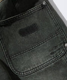 NAUTICA ( JAPAN ) Super Wide Curve Double Knee Denim Cropped Pants