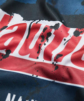 NAUTICA JEANS CO. ( JAPAN ) Mesh Print Logo T-Shirt