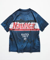 NAUTICA JEANS CO. ( JAPAN ) Mesh Print Logo T-Shirt