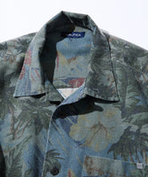 NAUTICA ( JAPAN ) Wide Silhouette Faded Aloha Print Open Collar Short Sleeve Shirt