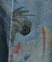 NAUTICA ( JAPAN ) Wide Silhouette Faded Aloha Print Open Collar Short Sleeve Shirt