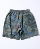 NAUTICA ( JAPAN ) Wide Silhouette Aloha Print Faded Spindle Easy Shorts