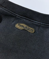 NAUTICA ( JAPAN ) x Reebok Exclusive Double Name Arch Logo Pigment Heavyweight Crew Neck Sweatshirt