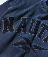 NAUTICA ( JAPAN ) x Reebok Exclusive Double Name Arch Logo Pigment Heavyweight Crew Neck Sweatshirt