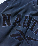 NAUTICA ( JAPAN ) x Reebok Exclusive Double Name Arch Logo Pigment Heavyweight Crew Neck Sweatshirt