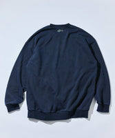 NAUTICA ( JAPAN ) x Reebok Exclusive Double Name Arch Logo Pigment Heavyweight Crew Neck Sweatshirt