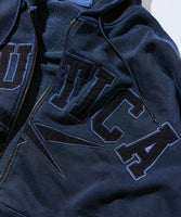 NAUTICA ( JAPAN ) x Reebok Exclusive Arch Logo Pigment Heavyweight Zip-Up Hoodie