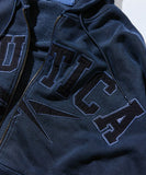 NAUTICA ( JAPAN ) x Reebok Exclusive Arch Logo Pigment Heavyweight Zip-Up Hoodie