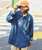 NAUTICA ( JAPAN ) Vintage-Style Denim BD Shirt