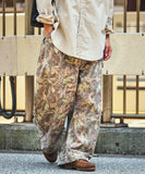 NAUTICA ( JAPAN ) Superwide Curve Silhouette Camo Pattern Painter Pants