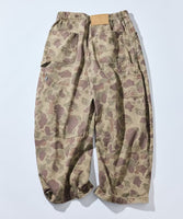 NAUTICA ( JAPAN ) Superwide Curve Silhouette Camo Pattern Painter Pants