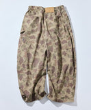 NAUTICA ( JAPAN ) Superwide Curve Silhouette Camo Pattern Painter Pants