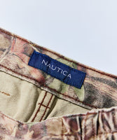 NAUTICA ( JAPAN ) Superwide Curve Silhouette Camo Pattern Painter Pants