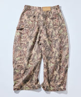 NAUTICA ( JAPAN ) Superwide Curve Silhouette Camo Pattern Painter Pants