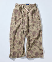 NAUTICA ( JAPAN ) Superwide Curve Silhouette Camo Pattern Painter Pants