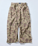 NAUTICA ( JAPAN ) Superwide Curve Silhouette Camo Pattern Painter Pants