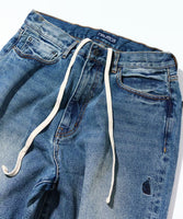 NAUTICA ( JAPAN ) Vintage-Processed Baggy Silhouette Denim Pants