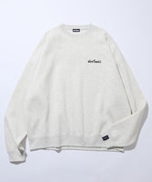 FREAK'S STORE x WILD THINGS Exclusive Tiger Motif with Embroidered Patch Crew Neck Sweatshirt