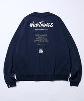 FREAK'S STORE x WILD THINGS Exclusive Oversized Reflective Back Print Sweatshirt