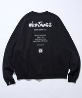 FREAK'S STORE x WILD THINGS Exclusive Oversized Reflective Back Print Sweatshirt