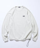 FREAK'S STORE x WILD THINGS Exclusive Big Silhouette Waffle Thermal / Hem Cord Long Sleeve T-Shirt