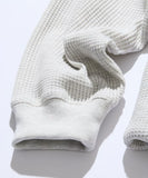 FREAK'S STORE x WILD THINGS Exclusive Big Silhouette Waffle Thermal / Hem Cord Long Sleeve T-Shirt