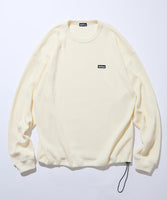 FREAK'S STORE x WILD THINGS Exclusive Big Silhouette Waffle Thermal / Hem Cord Long Sleeve T-Shirt