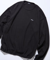 FREAK'S STORE x WILD THINGS Exclusive Big Silhouette Waffle Thermal / Hem Cord Long Sleeve T-Shirt