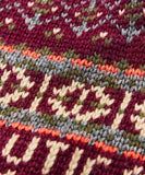 NAUTICA ( JAPAN ) Vintage-style Fair Isle Crew Neck Knit Pullover