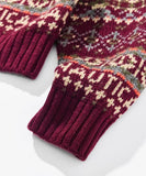 NAUTICA ( JAPAN ) Vintage-style Fair Isle Crew Neck Knit Pullover