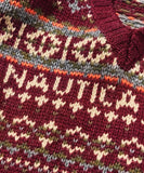 NAUTICA ( JAPAN ) Vintage-style Fair Isle Crew Neck Knit Pullover