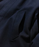 NAUTICA ( JAPAN ) Belted Wool Stand Collar Coat