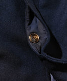 NAUTICA ( JAPAN ) Belted Wool Stand Collar Coat