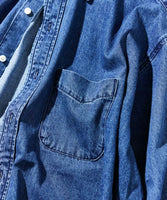 NAUTICA ( JAPAN ) Vintage-Style Denim BD Shirt