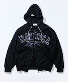 NAUTICA ( JAPAN ) x Reebok Exclusive Double Name Arch Logo Heavyweight Zip-Up Hoodie