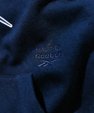 NAUTICA ( JAPAN ) x Reebok Exclusive Double Name Arch Logo Heavyweight Zip-Up Hoodie