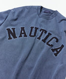 NAUTICA ( JAPAN ) Big Silhouette Pigment-dyed Arch Logo Short-sleeve T-shirt