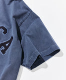 NAUTICA ( JAPAN ) Big Silhouette Pigment-dyed Arch Logo Short-sleeve T-shirt