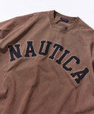 NAUTICA ( JAPAN ) Big Silhouette Pigment-dyed Arch Logo Short-sleeve T-shirt