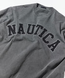 NAUTICA ( JAPAN ) Big Silhouette Pigment-dyed Arch Logo Short-sleeve T-shirt