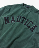 NAUTICA ( JAPAN ) Big Silhouette Pigment-dyed Arch Logo Short-sleeve T-shirt