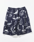 NAUTICA ( JAPAN ) OCEAN Zll-over Print Twill Two-Pleat Easy Shorts