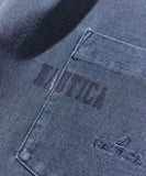 NAUTICA ( JAPAN ) Big Silhouette Pigment-dyed Hidden Logo Short-sleeve Pocket T-shirt