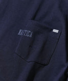 NAUTICA ( JAPAN ) Big Silhouette Hidden Logo Short Sleeve Pocket T-Shirt