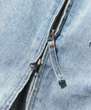 NAUTICA ( JAPAN ) Distressed Denim Harrington Jacket