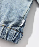 NAUTICA ( JAPAN ) Distressed Denim Harrington Jacket