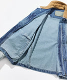 NAUTICA ( JAPAN ) Corduroy Collar Denim Work Jacket